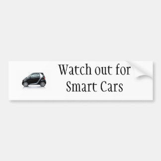 Let op voor Smart Cars Bumpersticker