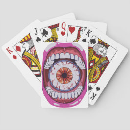 Let op wat je zegt pokerkaarten
