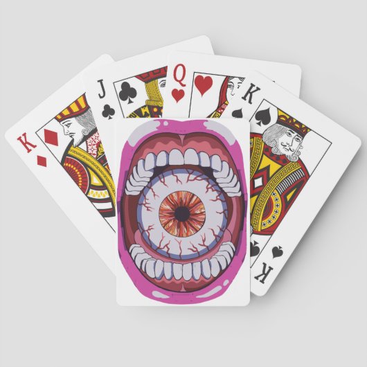 Let op wat je zegt pokerkaarten (Achterkant)