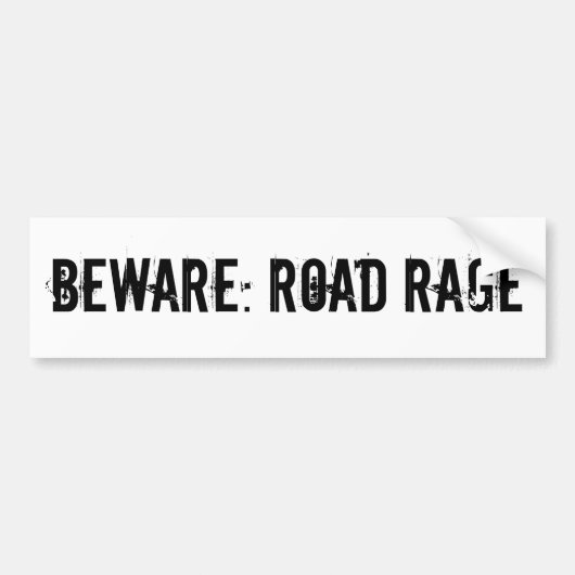 Let op: Wegvervoer Bumpersticker (Voorkant)