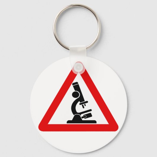 Let op: WETENSCHAP! Sleutelhanger (Voorkant)