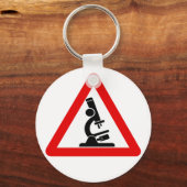 Let op: WETENSCHAP! Sleutelhanger (Voorkant)