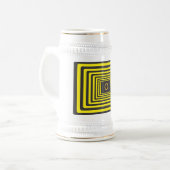 Let op, Zonnebloem Bierpul (Voorkant links)