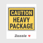 Let op: zwaar pakket sticker (Vel)