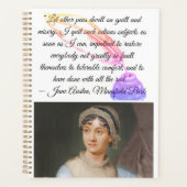 “Let other pens dwell on" Jane Austen quote Planner (Voorkant)