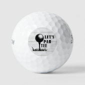 **LET PAR-T-SHIRT* GOLF BALLS GOLFBALLEN (Voorkant)