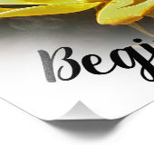 Let Peace Begin With Me Photo Enlargement Square Foto Afdruk (Hoek)