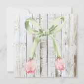 Let’s BBQ Baby Shower Invitation • Gingham Baby-Q  (Achterkant)