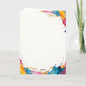 Let’s Celebrate Greeting Card  Kaart (Achterkant)