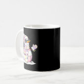 Let’s Chill Snowman Christmas Coffee Cute Holiday  Koffiemok (Voorkant links)