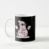 Let’s Chill Snowman Christmas Coffee Cute Holiday  Koffiemok (Links)