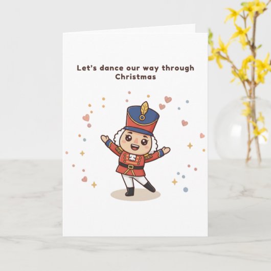 Let’s Dance Our Way Through Nutcracker Card Kaart (Gele Bloem)