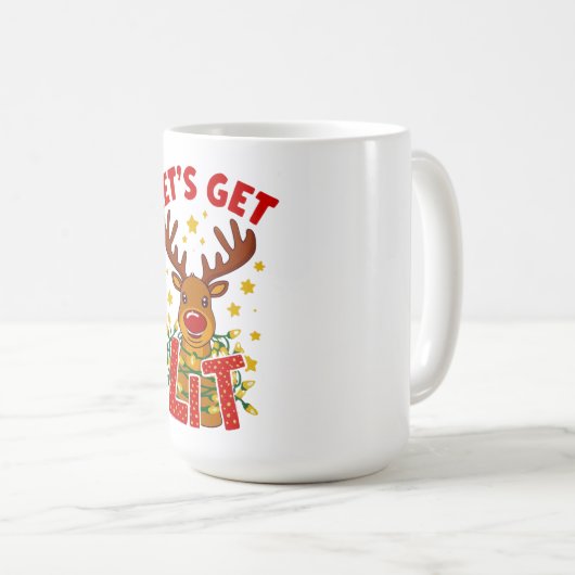 Let’s Get  Christmas Mug Koffiemok (Voorkant rechts)
