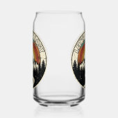 Let’s Get Lost Retro Mountain Adventure Outdoor Blikvorm Glas (Links)