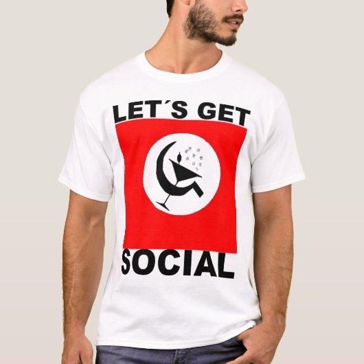 Let´s Get Social T-shirt (Voorkant)