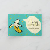 Let’s Go Bananas – Happy Birthday Kaart (Binnen)