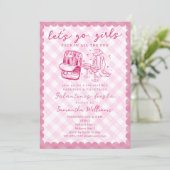 Let’s Go Girls Rustic Sardines Cocktail Galentines Kaart (Staand voorkant)