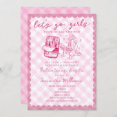 Let’s Go Girls Rustic Sardines Cocktail Galentines Kaart (Voorkant / Achterkant)