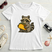 Let’s Go Taco Raccoon, Summer Fun Ladies T-shirt