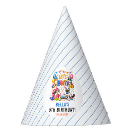 Let’s Pawty Cat 5th Birthday | Cute Kitty Birthday Feesthoedjes