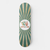 Let’s Rock and Roll  Persoonlijk Skateboard (Voorkant)