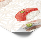 Let’s Roll into Fun! Sushi 　寿司 Perfect Poster (Hoek)