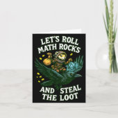 Let’s Roll Math Rocks And Steal The Loot Rogue Cro Kaart (Voorkant)
