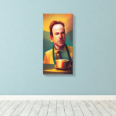 Let’s Start With Some Tough Love Canvas Afdruk (Insitu (Houten vloer))