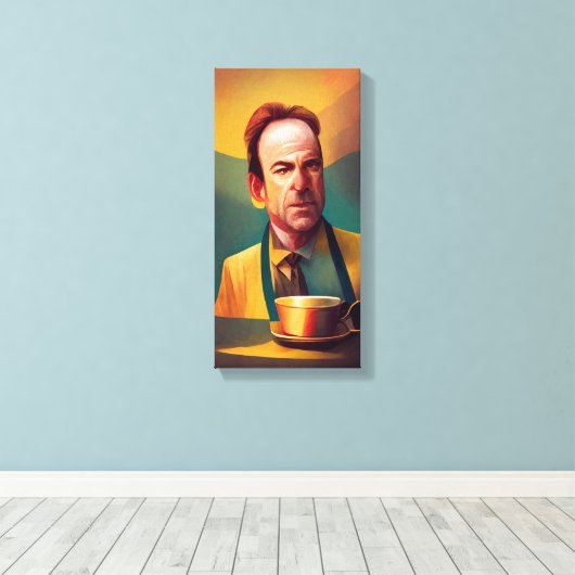 Let’s Start With Some Tough Love Canvas Afdruk (Insitu (Houten vloer))