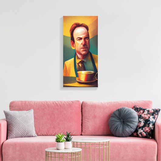 Let’s Start With Some Tough Love Canvas Afdruk (Insitu (Woonkamer))