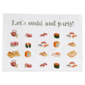 Let’s sushi and party! groot cadeauzakje (Achterkant)