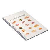 Let’s sushi and party!  notitieboek (Rechterzijde)