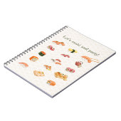 Let’s sushi and party!  notitieboek (Linkerzijde)