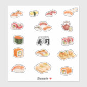 Let’s sushi and party! sticker (Vel)