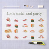 Let’s sushi and party! tissuepapier (Craft)