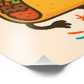 Let’s Taco ’Bout It Funny Food Design Foto Afdruk (Hoek)