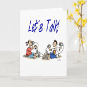 Let’s Talk greeting card Kaart (Gele Bloem)
