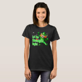Let Shenanigans Begin Dancing Leprechaun Cat St Pa T-shirt (Voorkant volledig)