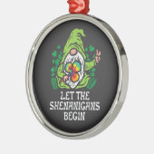 Let Shenanigans Begin Metalen Ornament (Links)
