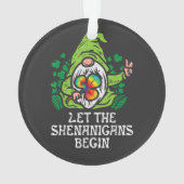 Let Shenanigans Begin Ornament (achterkant)