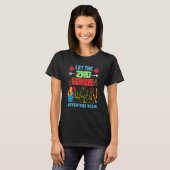 Let The 2nd Grade Adventure Begin Fourth Grade Tea T-shirt (Voorkant volledig)