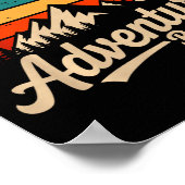 Let The 3rd Grade Adventure Begin Retro First Day  Poster (Hoek)