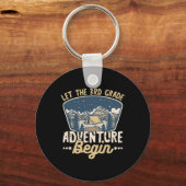 Let The 3rd Grade Adventure Begin Teacher Back to Sleutelhanger (Voorkant)