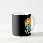 Let The 6th Grade Adventure Begin Retro First Day  Koffiemok (Voorkant rechts)