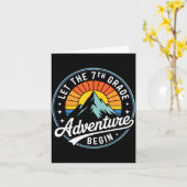 Let The 7th Grade Adventure Begin Back To School S Kaart (Gele Bloem)