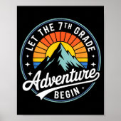 Let The 7th Grade Adventure Begin Back To School S Poster (Voorkant)