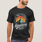 Let The 7th Grade Adventure Begin Back To School S T-shirt (Voorkant)