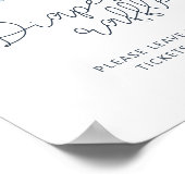 Let The Adventure Begin Baby Shower Diaper Raffle Poster (Hoek)