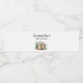 Let the Adventure Begin Baby Shower  Waterfles Etiket (Enkel label)