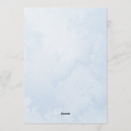 Let The Adventure Begin Mountain Bridal Shower Kaart (Achterkant)